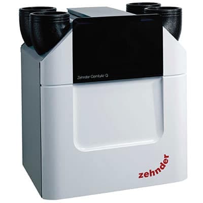 Zehnder ComfoAir Q350 centralised MVHR unit