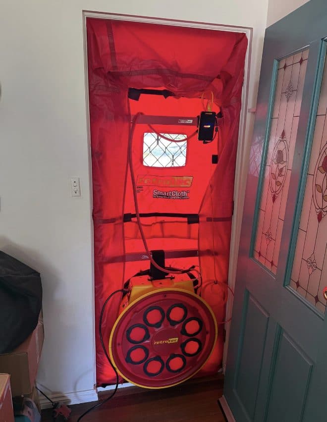 Blower Door Test — Nairne, Adelaide Hills