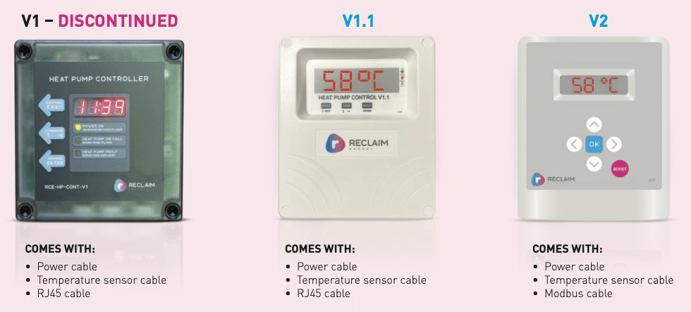 Reclaim Energy Co2 heat pump controllers